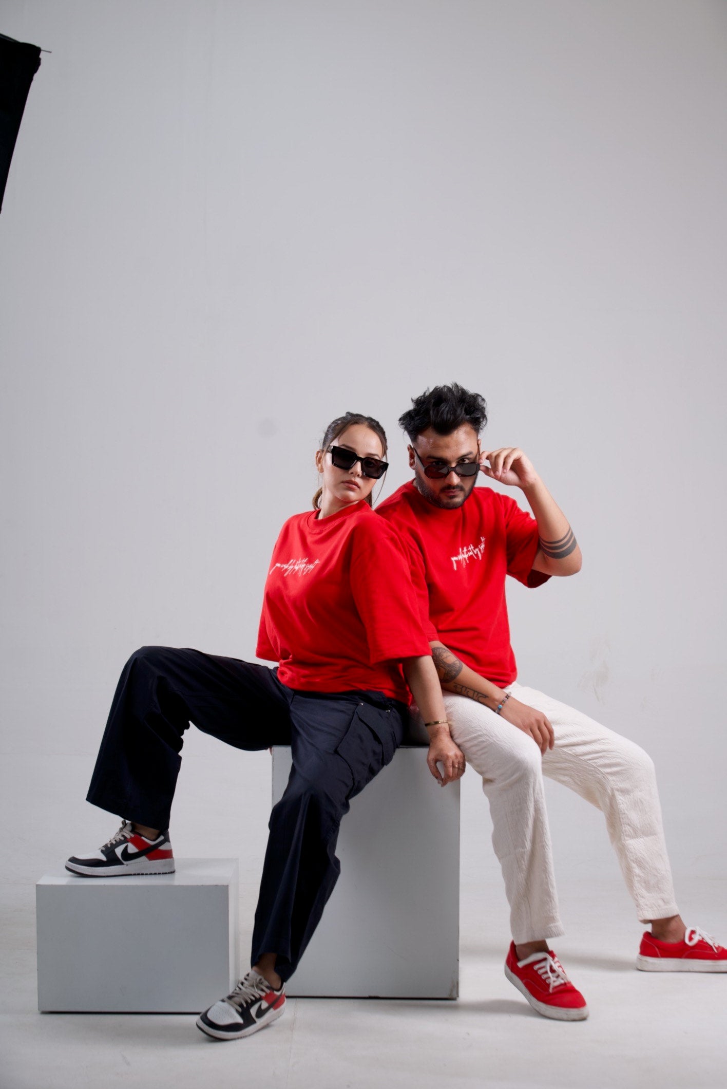 Oversized Unisex T-Shirt – “You Walk by faith not by sight”  Drop Shoulder