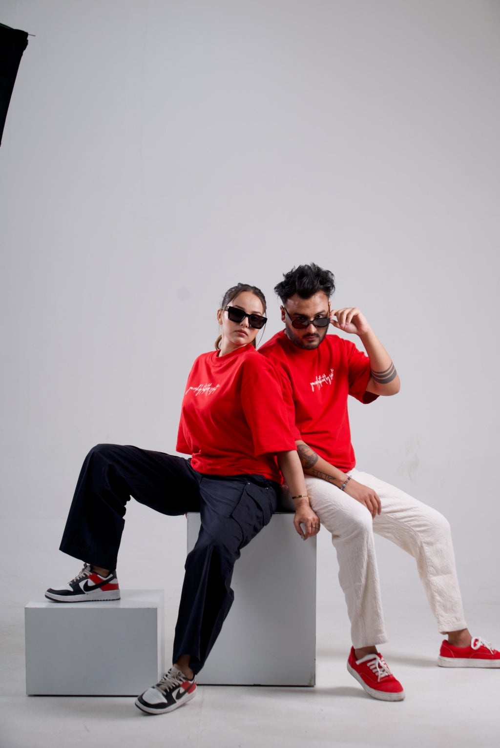 Oversized Unisex T-Shirt – “You Walk by faith not by sight”  Drop Shoulder