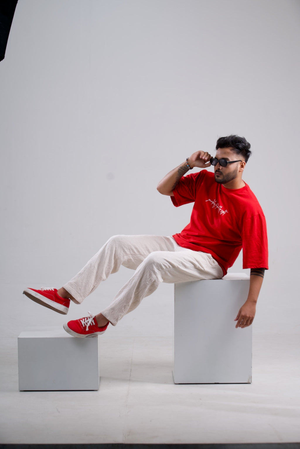 Oversized Unisex T-Shirt – “You Walk by faith not by sight”  Drop Shoulder