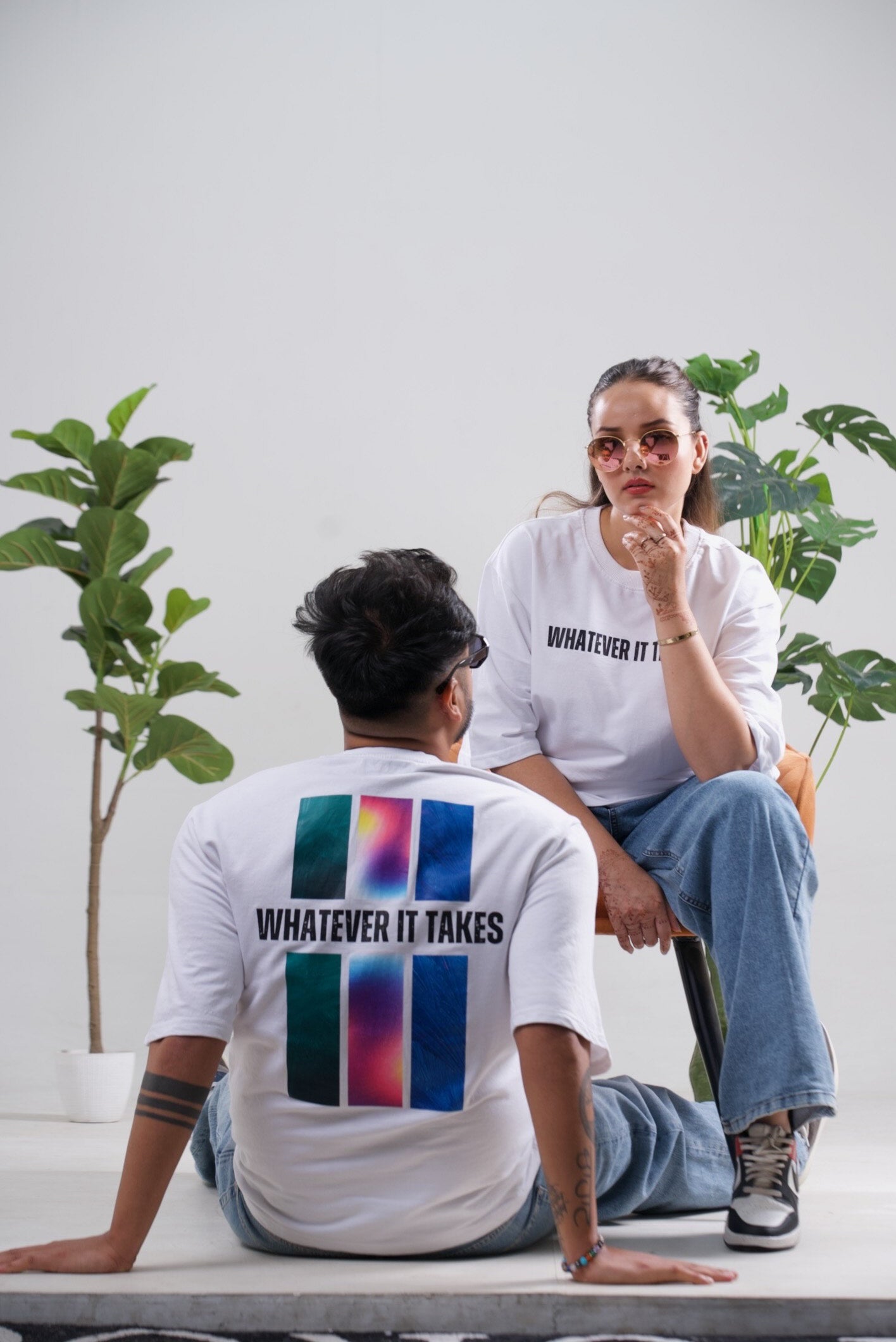 Whatever It Takes Oversized Unisex T-shirt Drop Shoulder