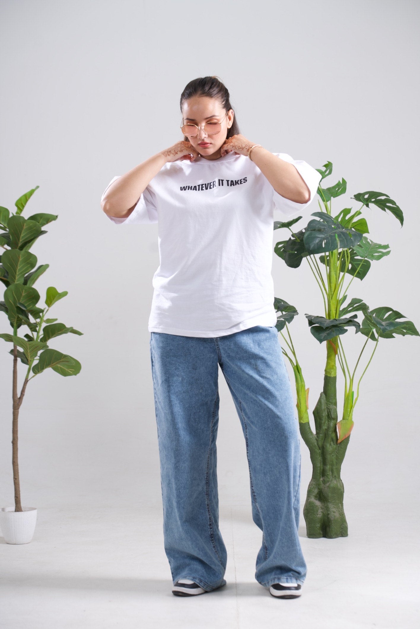 Whatever It Takes Oversized Unisex T-shirt Drop Shoulder