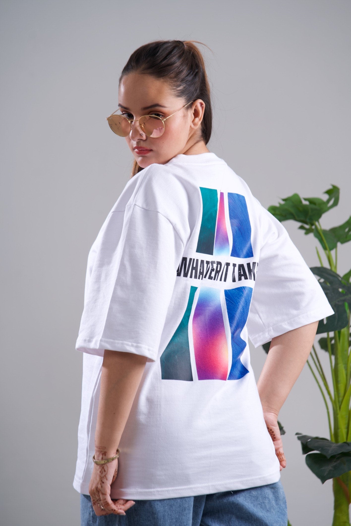 Whatever It Takes Oversized Unisex T-shirt Drop Shoulder