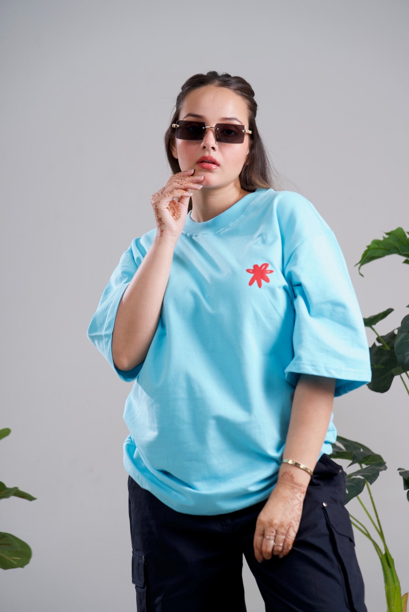 Never Stop Trying Oversized Unisex T-Shirt  Drop Shoulder