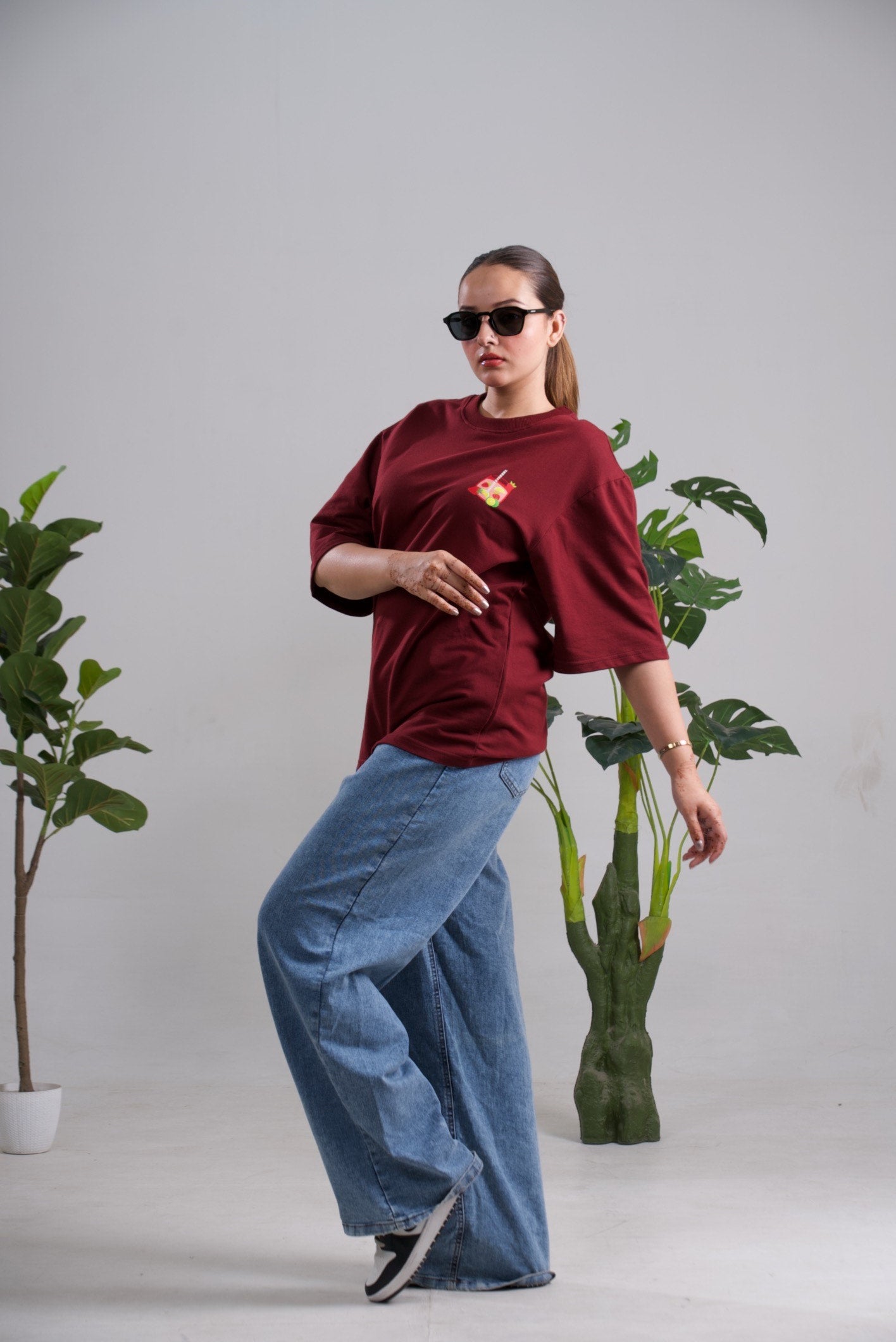 “Open Mind For Different View” Oversized Unisex T-Shirt  Drop Shoulder