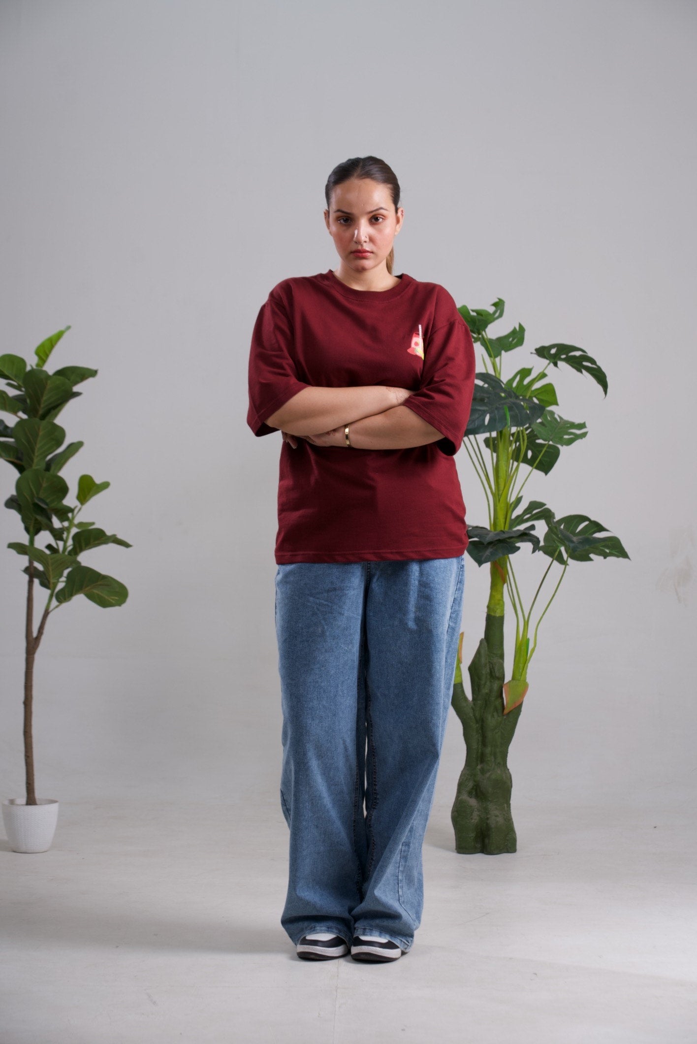 “Open Mind For Different View” Oversized Unisex T-Shirt  Drop Shoulder