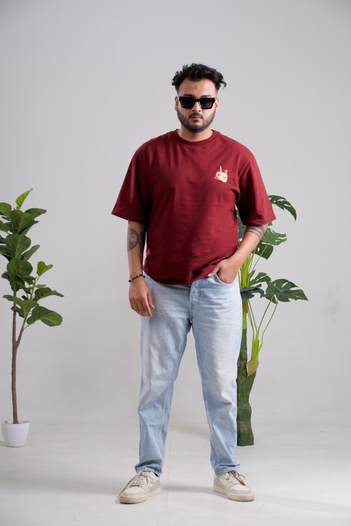 “Open Mind For Different View” Oversized Unisex T-Shirt  Drop Shoulder