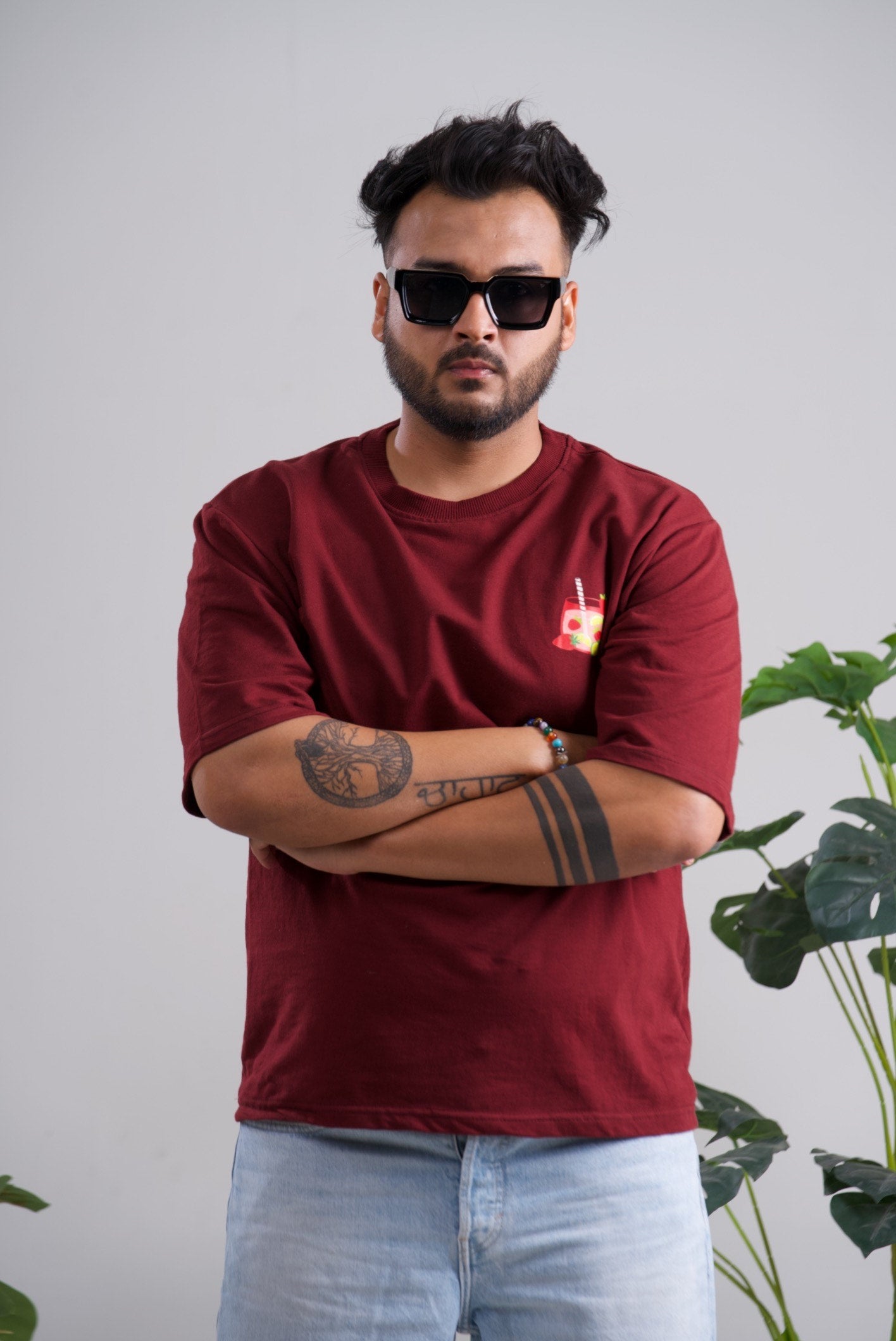 “Open Mind For Different View” Oversized Unisex T-Shirt  Drop Shoulder